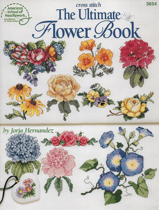 American School of Needlework Ultimate Book of Flowers cross stitch pattern