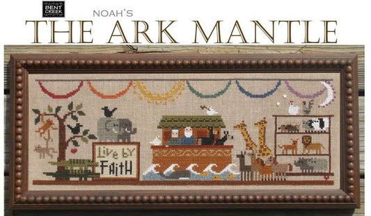 Bent Creek Noah's The Ark Mantle cross stitch pattern