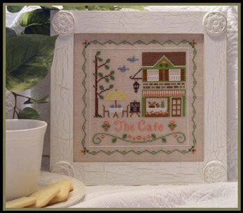 Country Cottage Needleworks  The Cafe cross stitch pattern