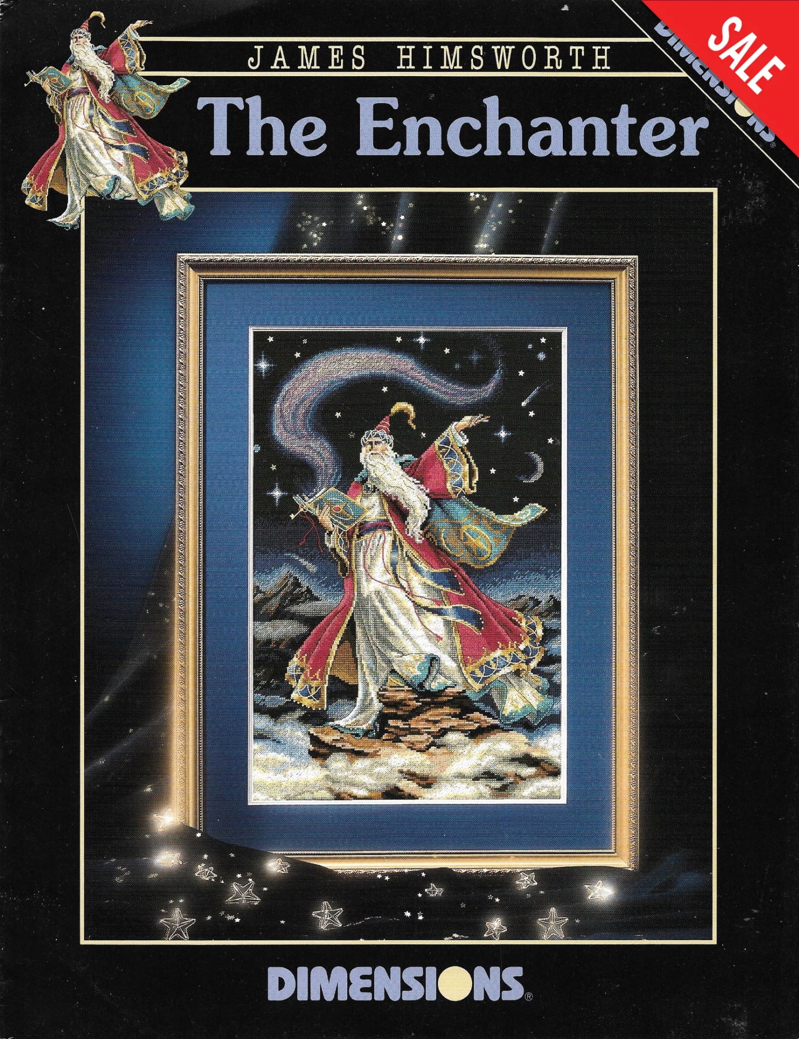 Dimensions The Enchanter Santa cross stitch pattern