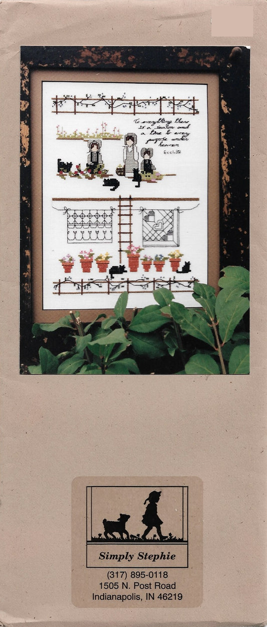 Simply Stephie The Garden amish cross stitch pattern