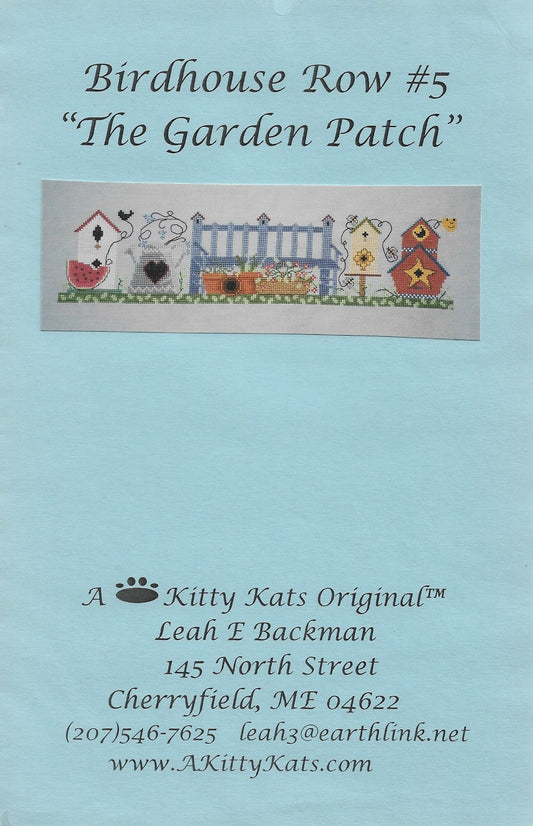 Kitty Kat Originals The Garden Patch cross stitch pattern