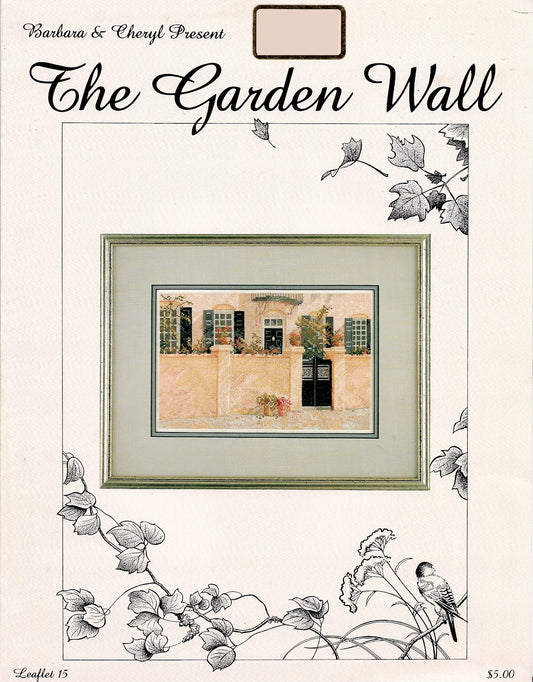 Barbara & Cheryl The Garden Wall cross stitch pattern