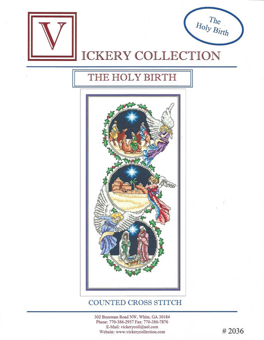 Vickery The Holy Birth #2036 christmas cross stitch pattern