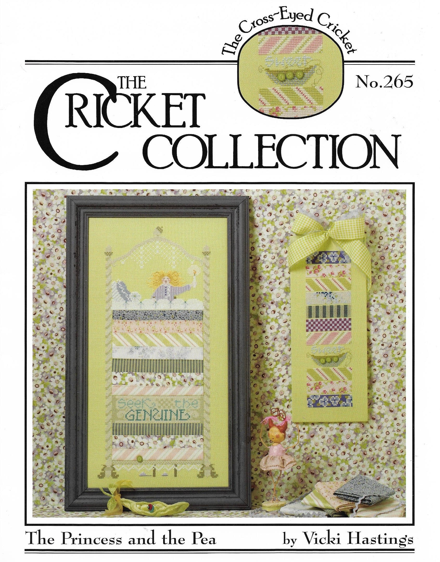 Cricket Collection The Princess and the Pea  CC265 cross stitch pattern