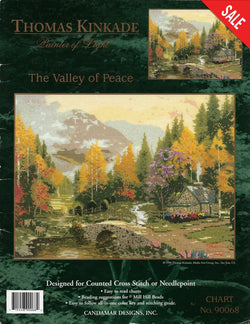 Candamer Designs The Valley of Peace Thomas Kinkade 90068 cross stitch pattern