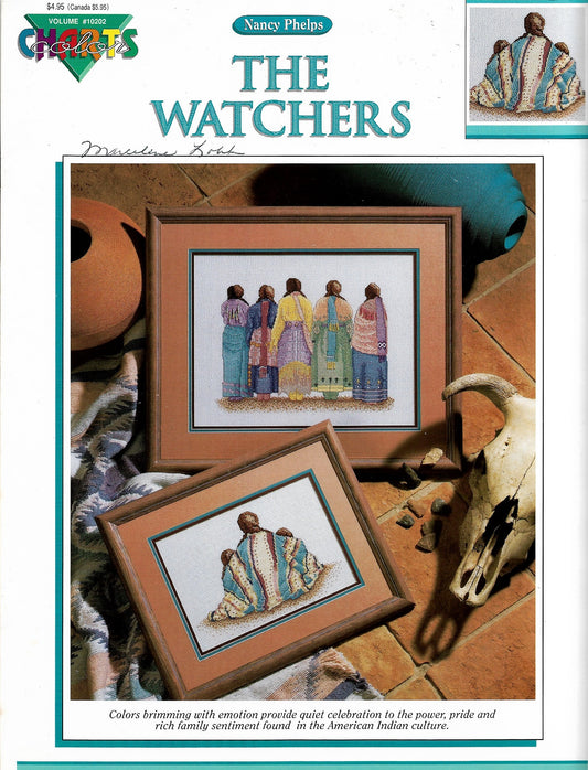 Color Charts The atchers native american cross stitch pattern