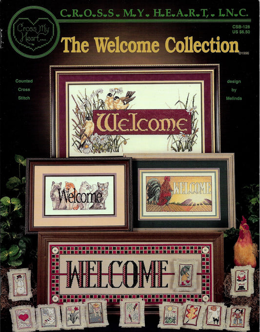 Cross My Heart The Welcome Collection CSB-128 cross stitch pattern