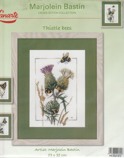 Lanarte Thistle Bees PN-0021870 cross stitch kit