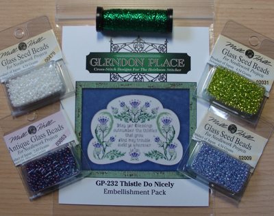 Glendon Place Thistle Do Nicely GP-232 Embellishment Pack