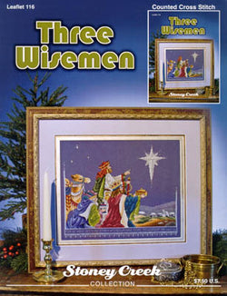 Stoney Creek Three Widemen LFT116 Christmas cross stitch booklet