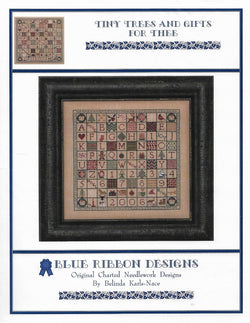 Blue Ribbon Designs Tiny Trees and Gifts for Thee BRD-040 cross stitch pattern