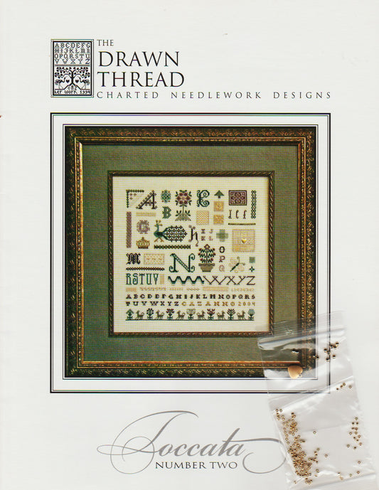 The Drawn Thread Toccata #2  cross stitch sampler pattern