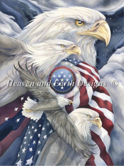 Heaven and Earth Designs Together We Stand Jody Bergsma cross stitch pattern