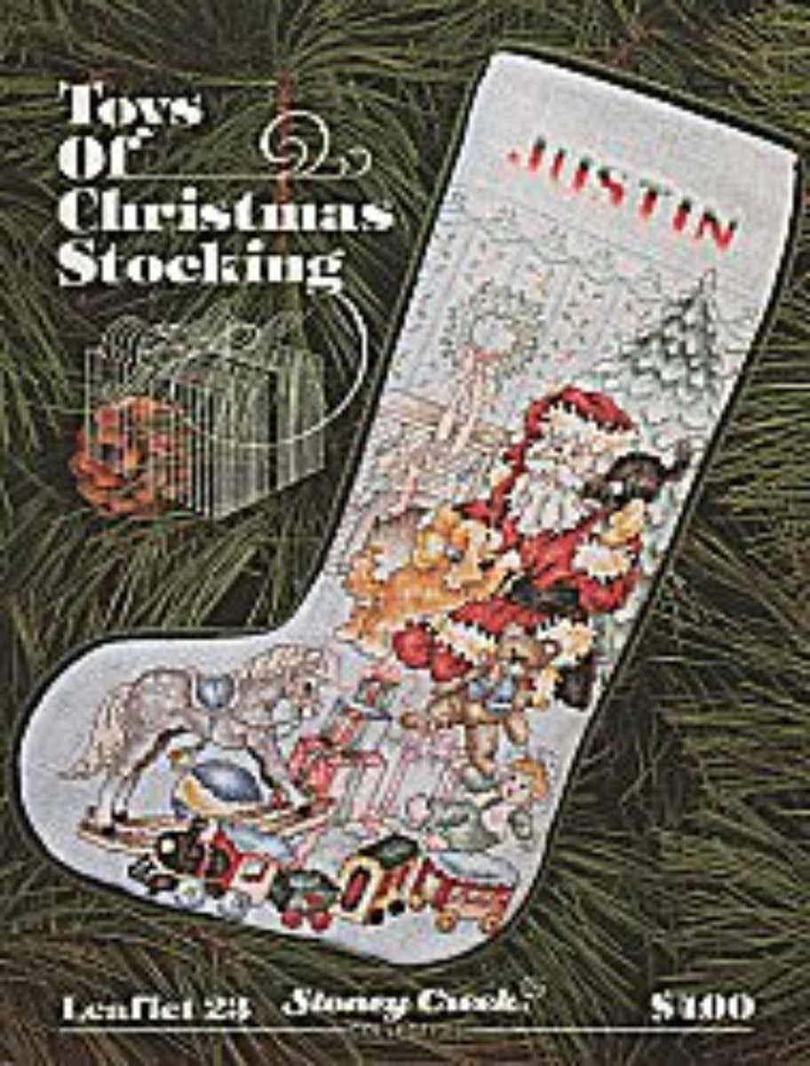 Stoney Creek Toys of Christmas Stocking LFT23 cross stitch pattern