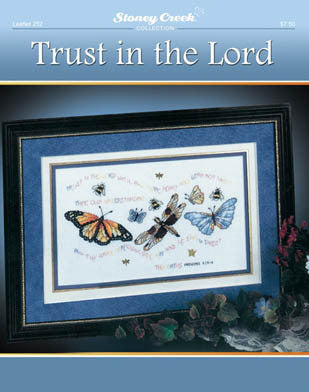 Stoney Creek Trust in the lord LFT252 cross stitch pattern