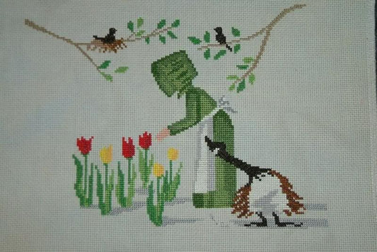 Diane Graebner Tulip Time, DGX-045 amish cross stitch pattern