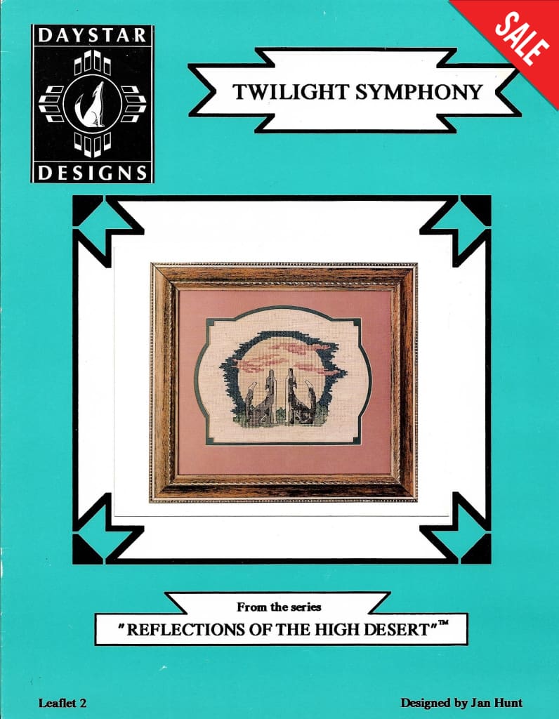 Daystar Designs Twilight Symphony native american cross stitch pattern