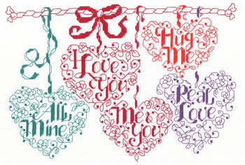 Imaginating Valentine Candy 2956 cross stitch pattern