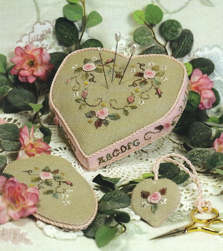 Victoria Sampler Valentine Pincushion VS131 cross stitch pattern