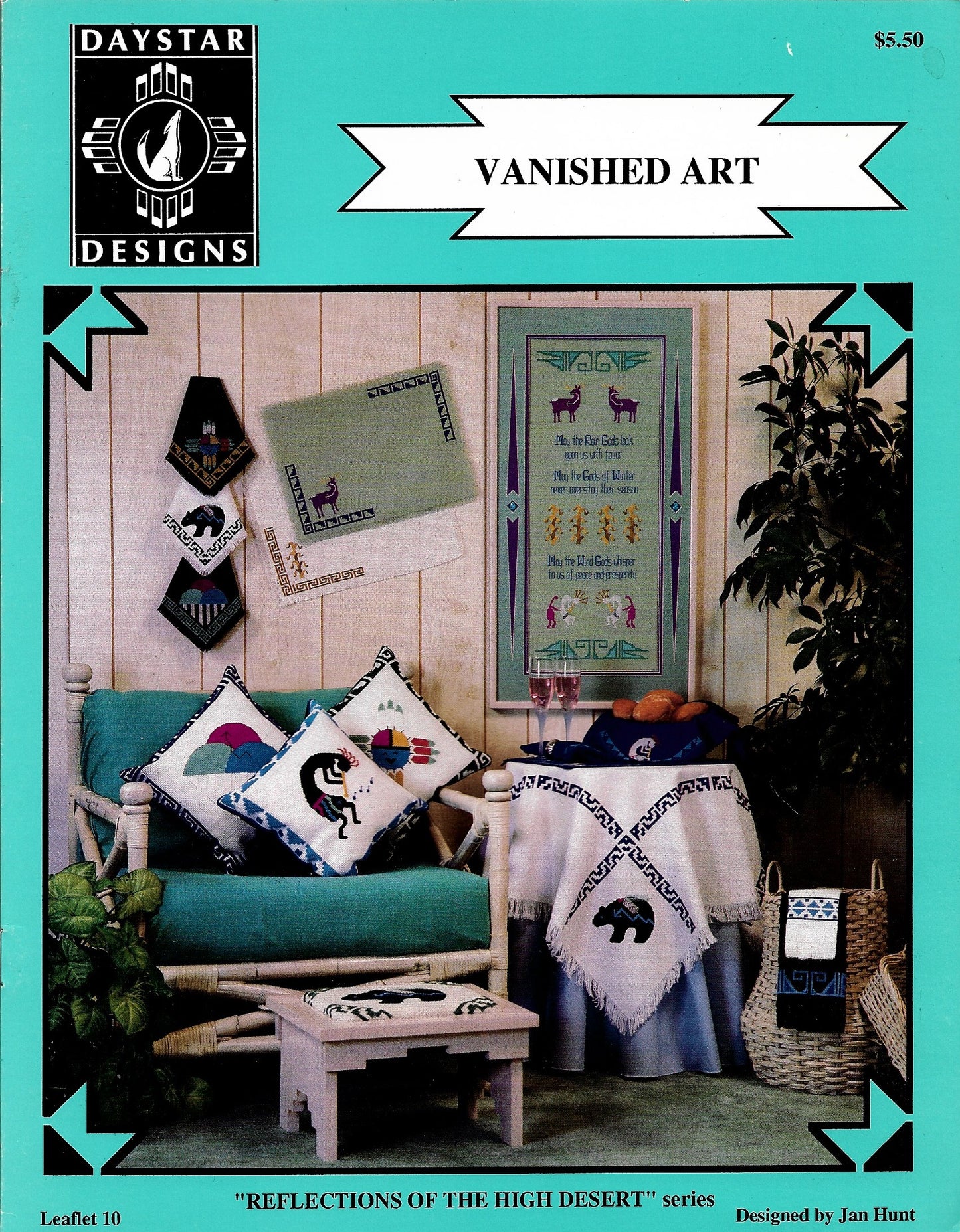 Daystar Designs vanished Art native american cross stitch pattern