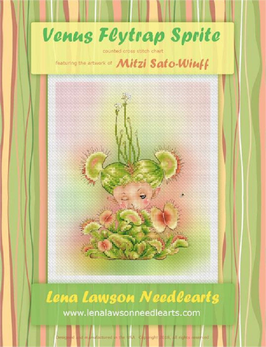 Lena Lawson Venus Flytrap Sprite cross stitch pattern