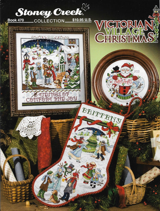 Stoney Creek Victoria Village Christmas BK470 cross stitch pattern