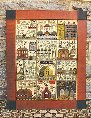 Carriage House Samplings Village of Hawk Run Hollow cross stitch pattern