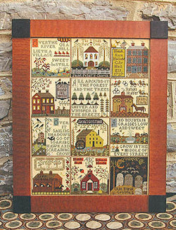 Carriage House Samplings Village of Hawk Run Hollow cross stitch pattern