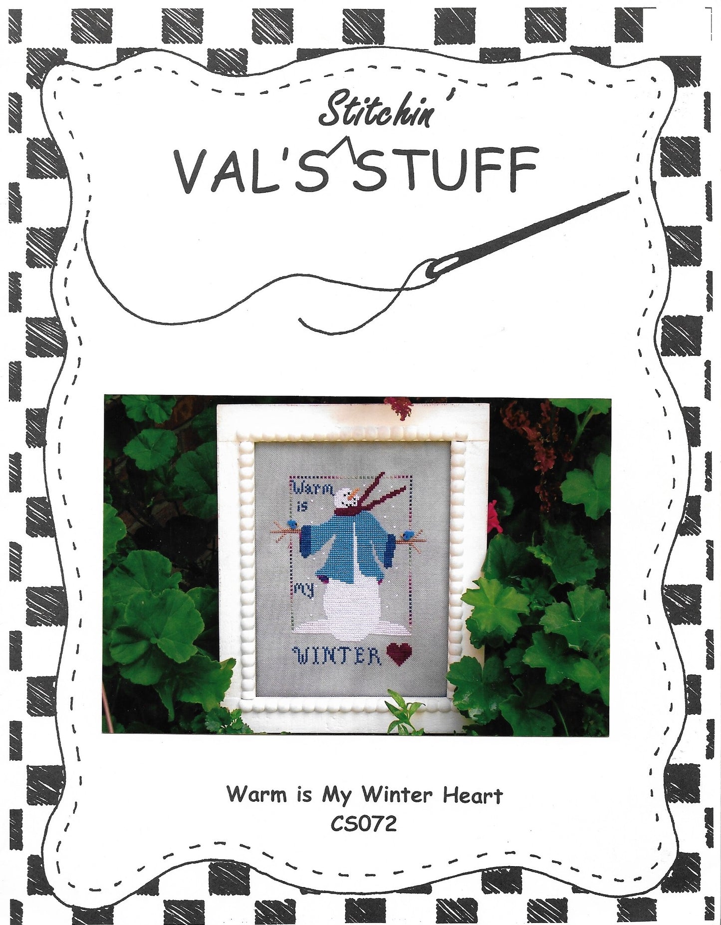 Val's Baby Warm Is My Winter Heart CS072 cross stitch pattern