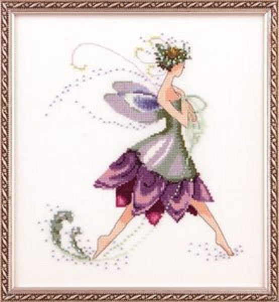 Mirabilia Water Lily NC166 Pixie Couture victorian cross stitch