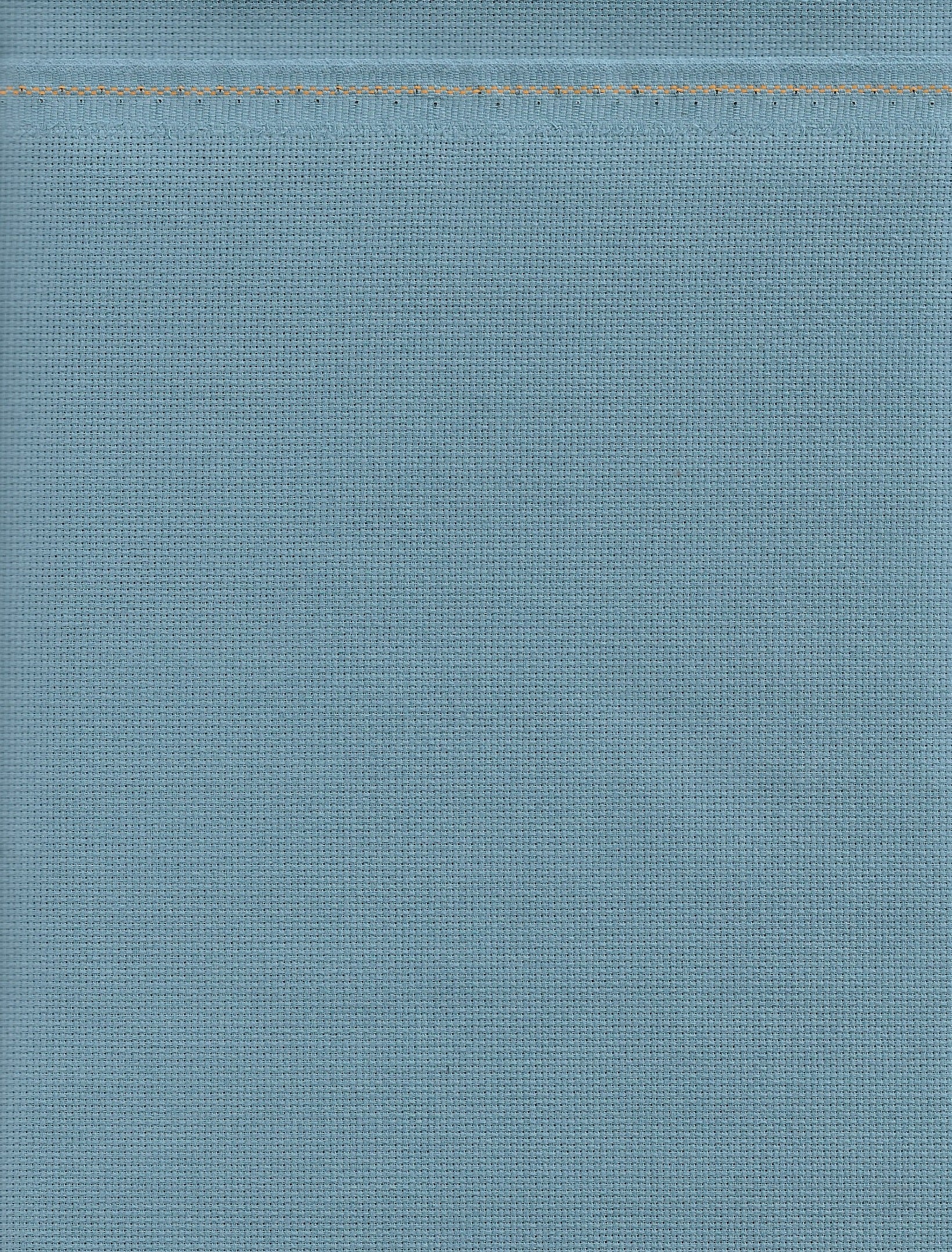 Zweigart Aida 18ct 18x21 Wedgewood Blue cross stitch fabric