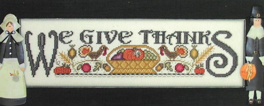 Hinzeit Charmed We Give Thanks cross stitch pattern