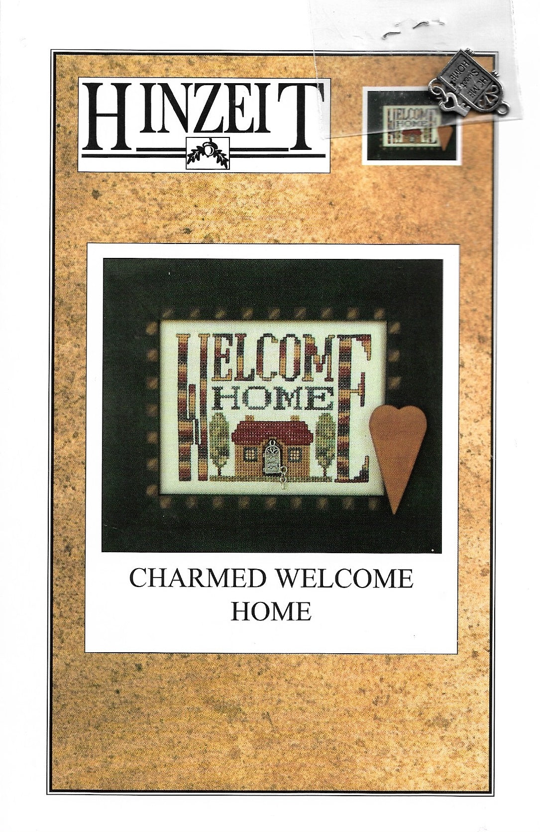 Hinzeit Welcome Home cross stitch pattern