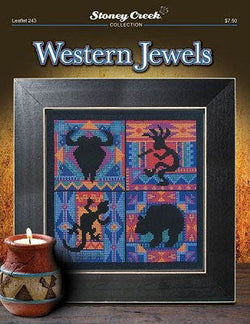Stoney Creek Western Jewels LFT243 cross stitch pattern