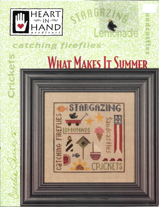 Heart in Hand What Makes It Summer cross stitch pattern