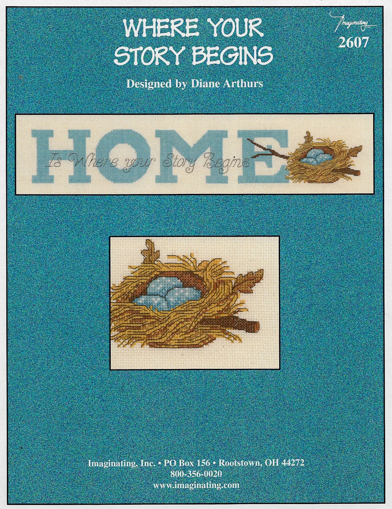 Imaginating Where Your Story Begins 2607 cross stitch pattern