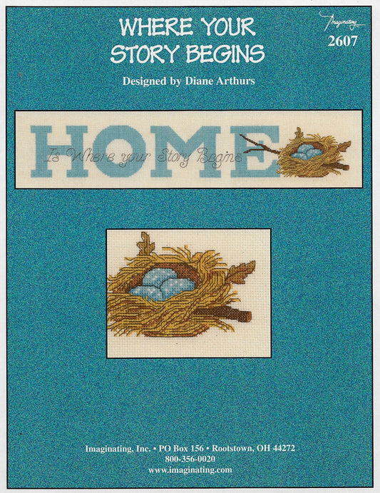 Imaginating Where Your Story Begins 2607 cross stitch pattern