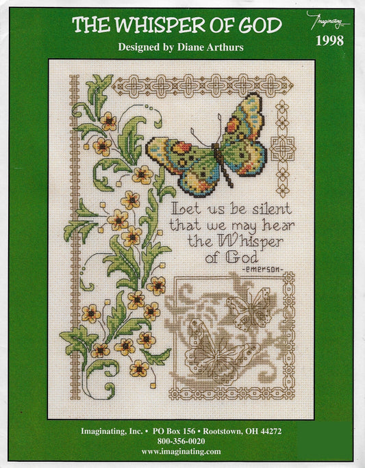 Imaginating Whisper of God religious cross stitch pattern