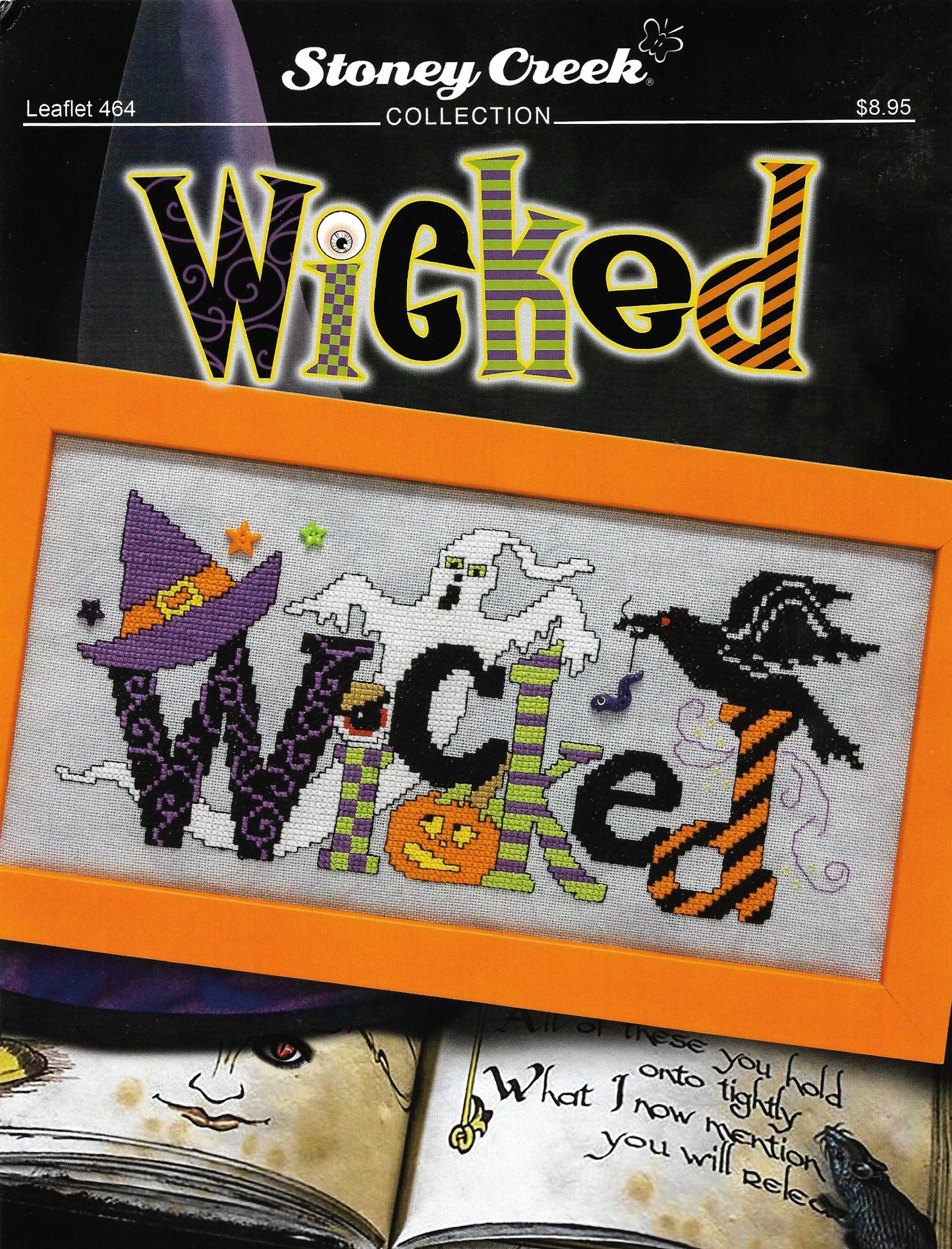 Stoney Creek Wicked, LFT464 halloween cross stitch pattern