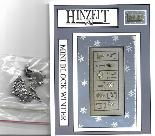 Hinzeit Winter charmed cross stitch pattern