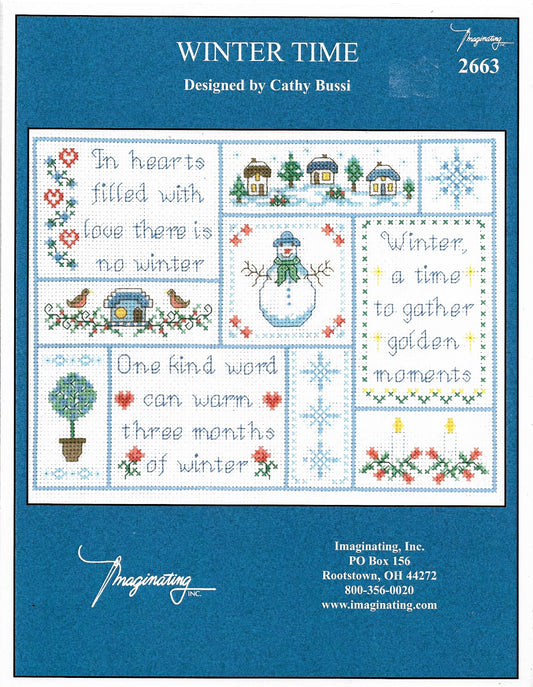 Imaginating Winter Time cross stitch pattern