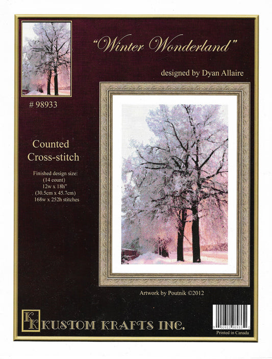 Kustom Krafts Winter Wonderland 98933 cross stitch pattern