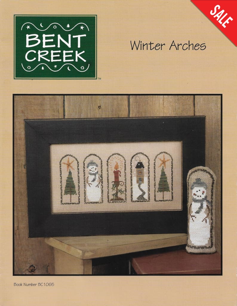 benrt Creek Winter Arches BC1065 cross stitch pattern