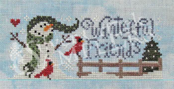 Silver Creek Samplers Winterful Friends cross stitch pattern