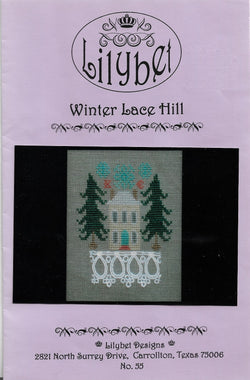 Lilybet Winter Lace Hill cross stitch pattern