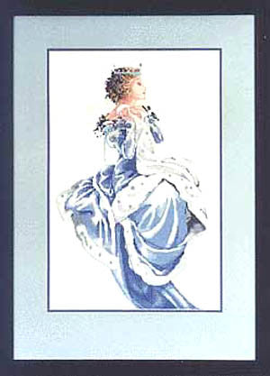 Mirabilia Winter Queen Nora Corbett cross stitch pattern