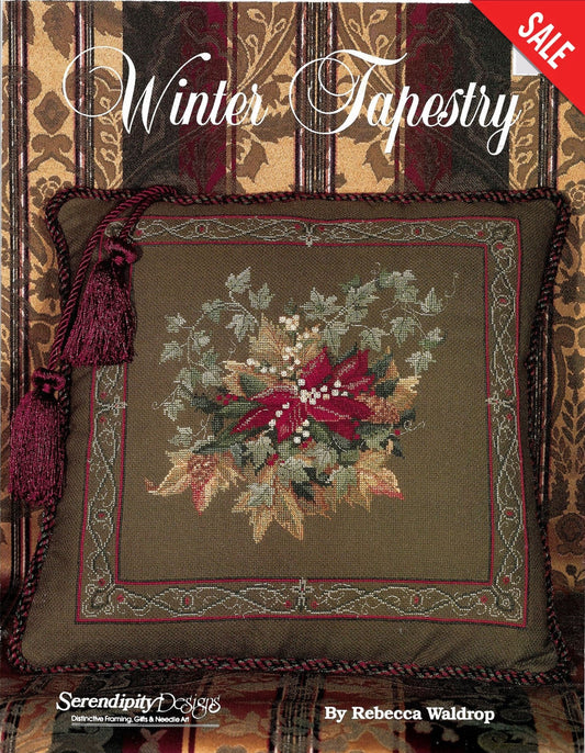 Serendipity Winter tapestry flower cross stitch patern