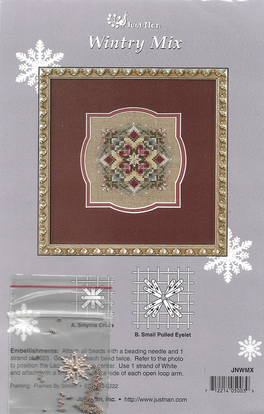 Just Nan Wintery Mix cross stitch pattern