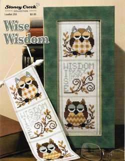 Stoney Creek Wise Wisdom LFT255 owl cross stitch pattern